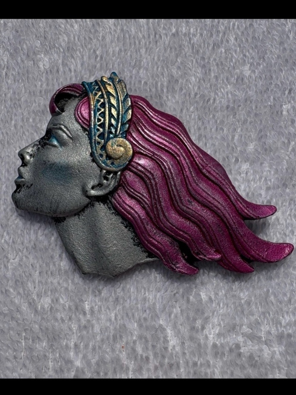 Ethereal Goddess Cameo Brooch